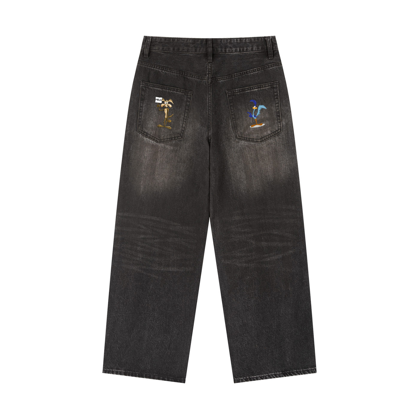 Vintage Wash Heavyweight Denim Jeans