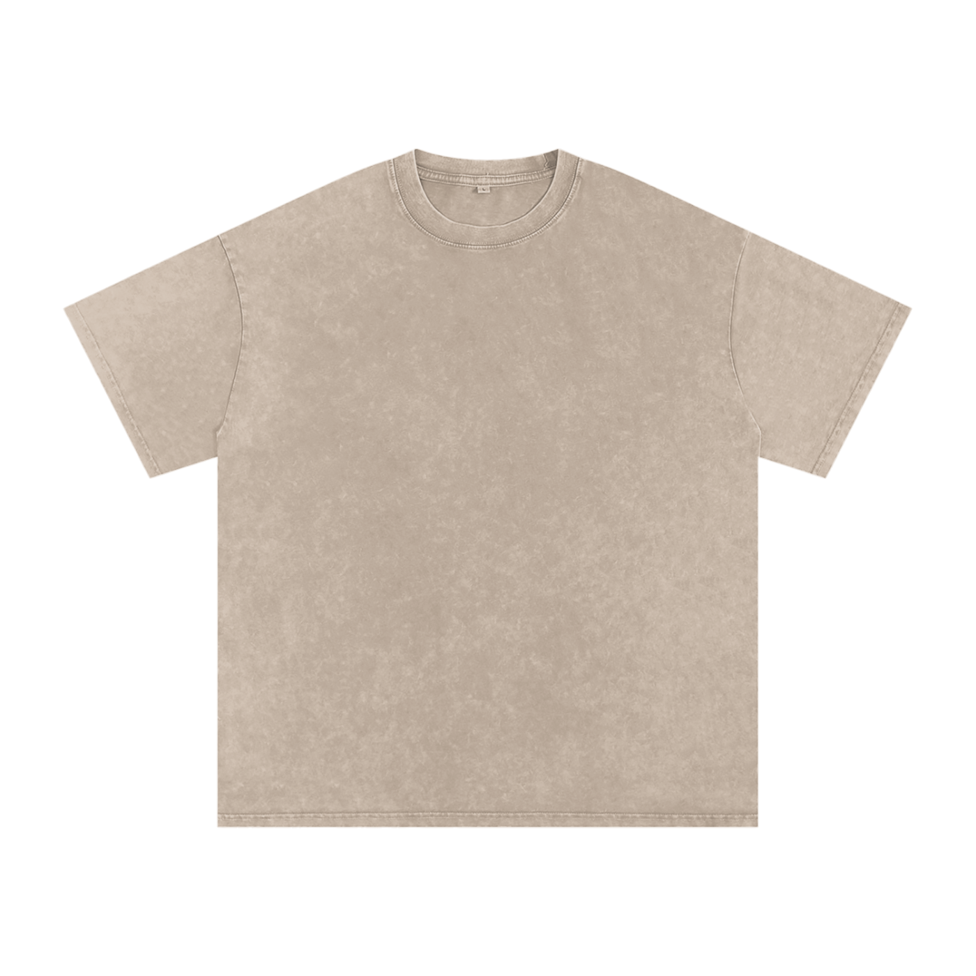 Snow Washed Oversized Cotton Men's T-Shirt