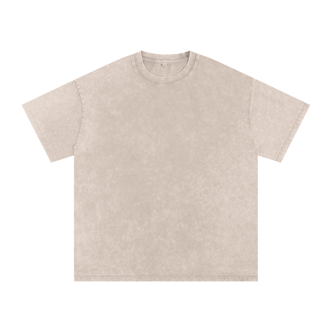 Snow Washed Oversized Cotton Men's T-Shirt