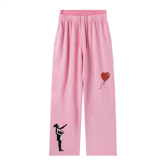 Woman's Vintage Washed Waist Pants