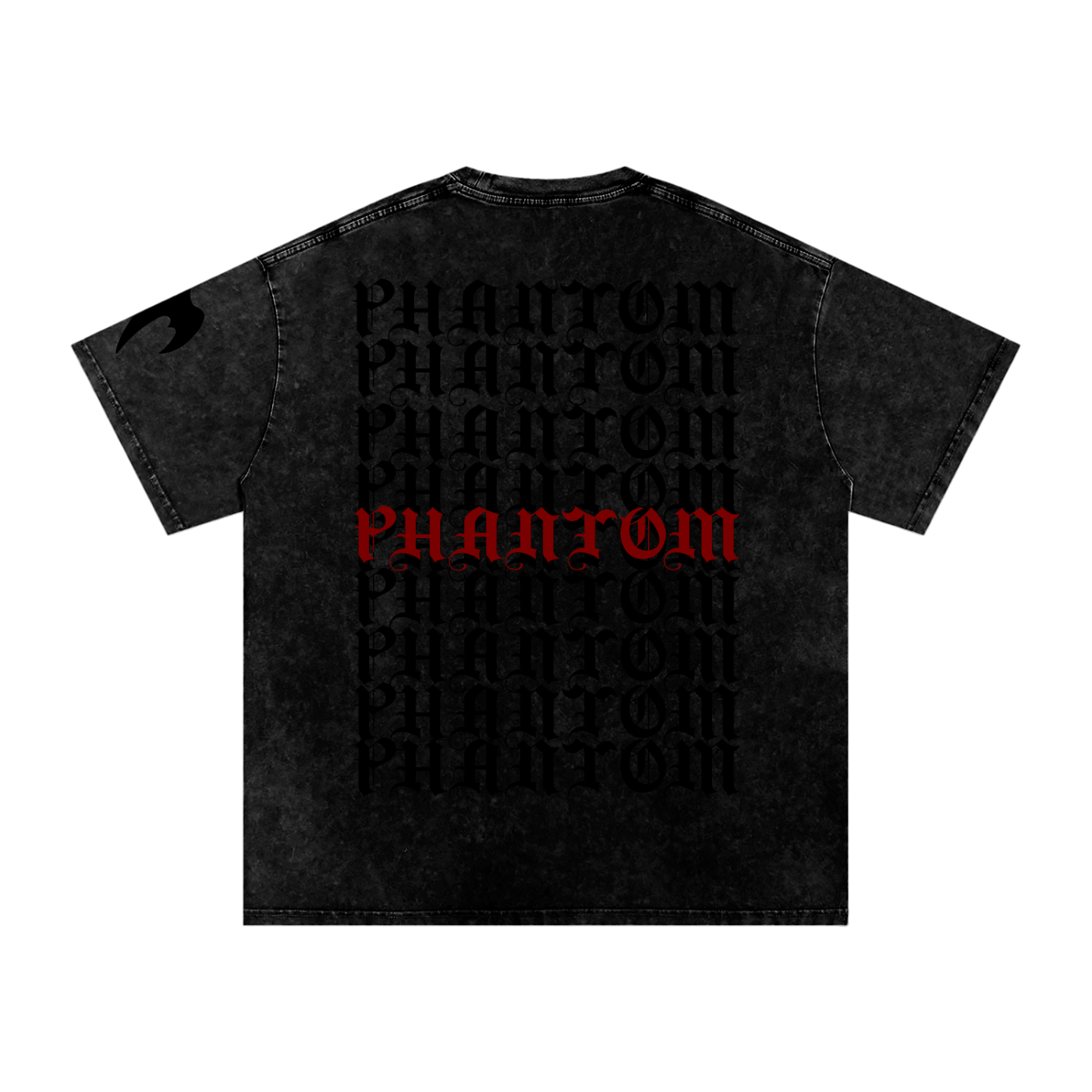 PHANTOM Washed Oversized Cotton T-Shirt